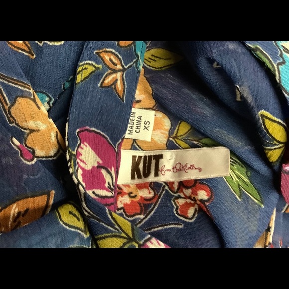 KUT from the Kloth Sheer Blouse Size XS - Picture 2 of 6